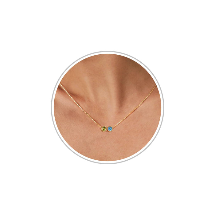 Kids' Gratitude & Warmest Thanks Birthstone Necklace