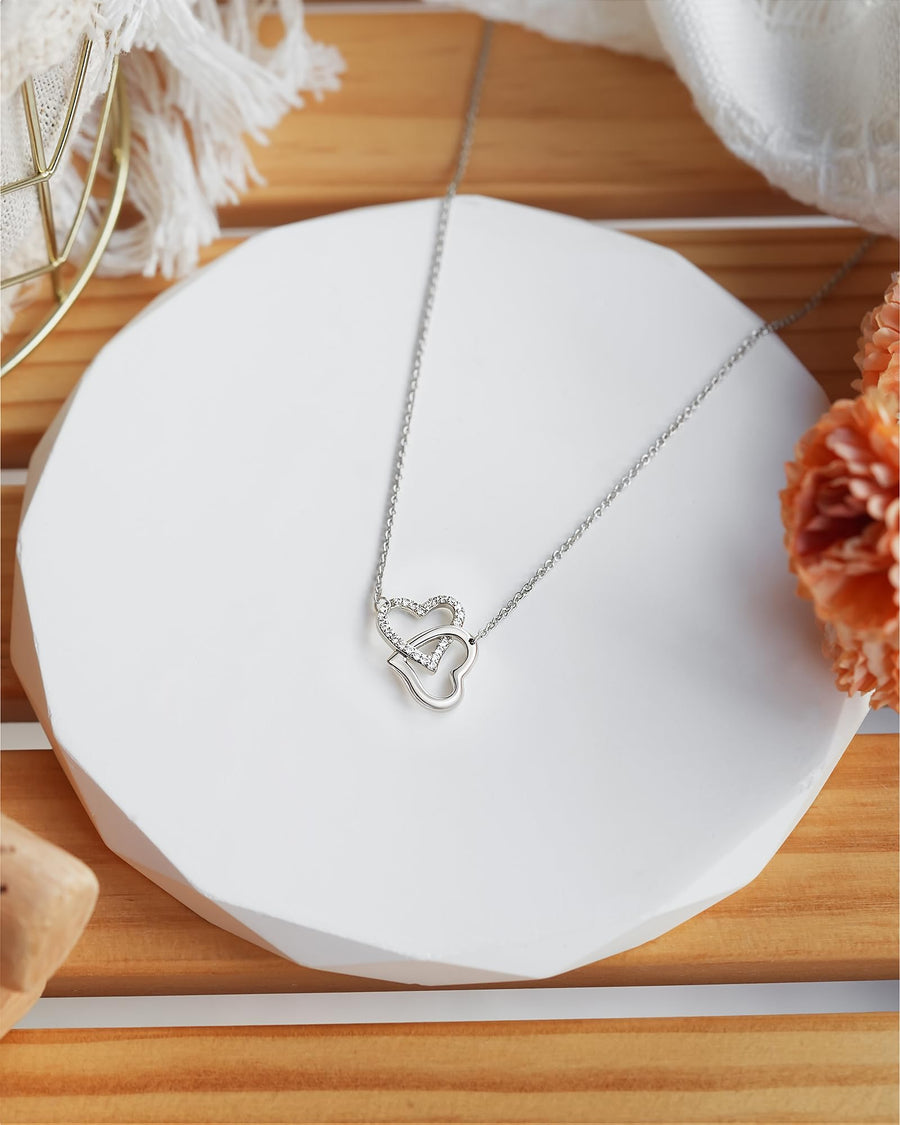 Warmest Hug & Family Heritage Vintage Style Necklace